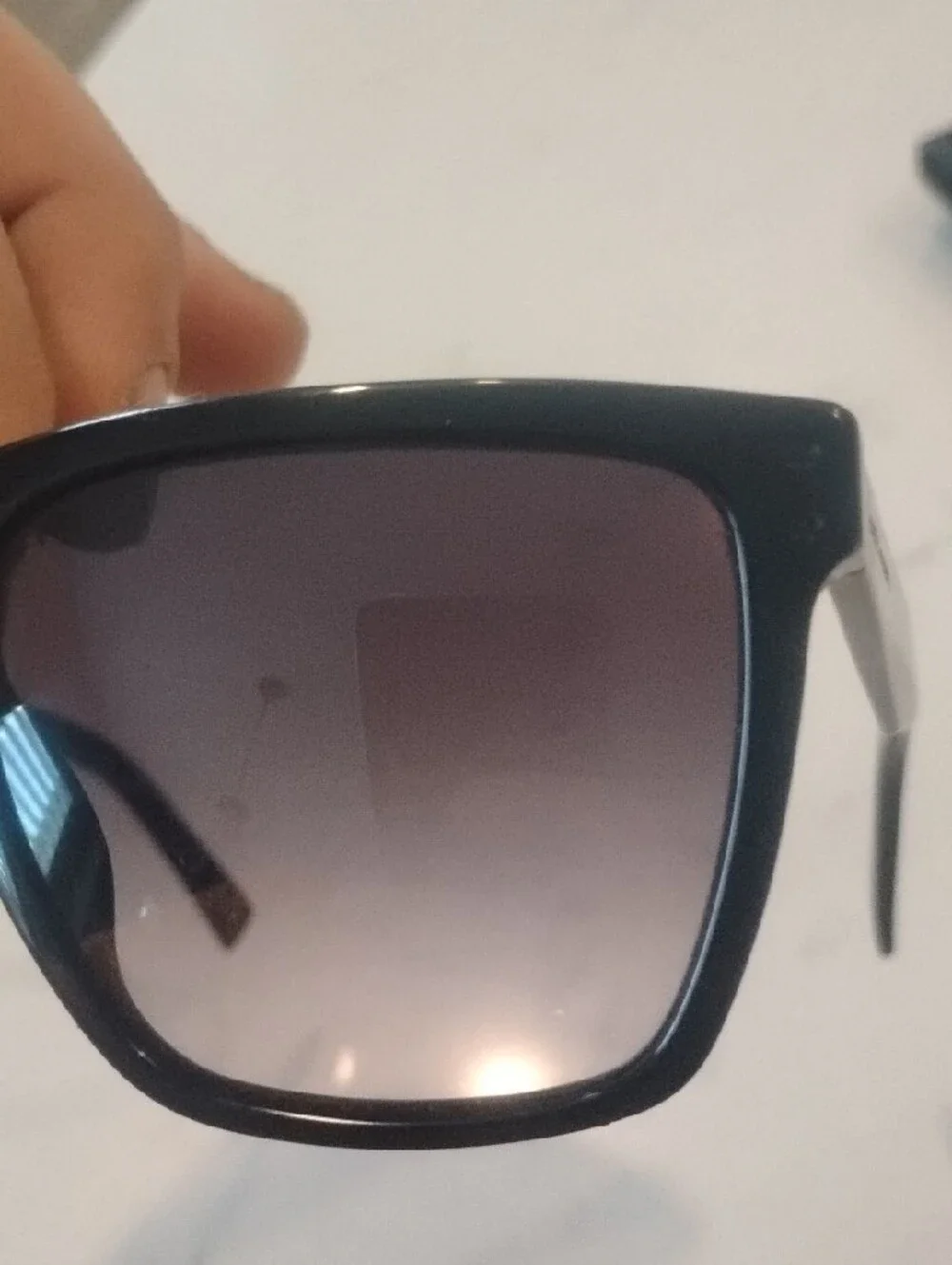Marc Jacobs Black Gradient Square Sunglasses